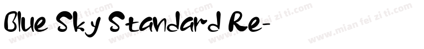 Blue Sky Standard Re字体转换